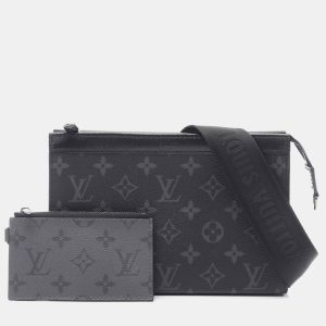 Louis Vuitton Gaston Grey Monogram Eclipse Canvas Wearable Wallet, Wallets & Money Clips - Luxury Closet catalog