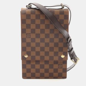 Louis Vuitton Portobello Damier Ebene Leather Shoulder Bag, Handbags - Luxury Closet catalog