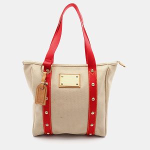 Louis Vuitton Hippo MM Antigua Canvas Shoulder Bag, Tote Handbags - Luxury Closet catalog