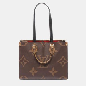 Louis Vuitton OnTheGo MM Monogram Giant Reverse Canvas Tote Bag, Tote Handbags - Luxury Closet catalog