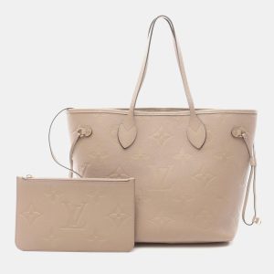 Louis Vuitton Neverfull MM Beige Monogram Empreinte Leather Tote Bag, Tote Handbags - Luxury Closet catalog