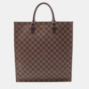 Louis Vuitton Sac Plat Damier Ebene Canvas Tote Bag, Tote Handbags - Luxury Closet catalog