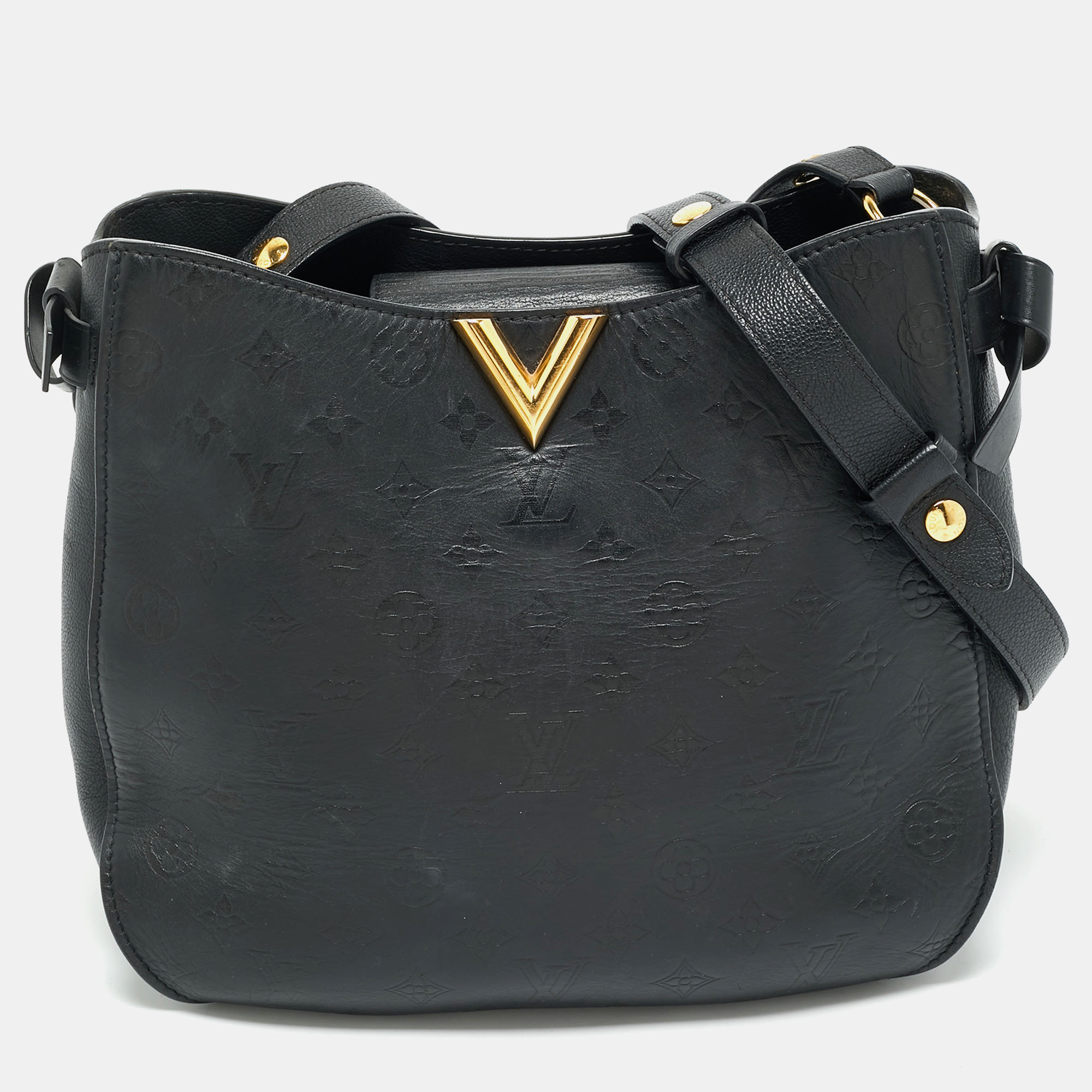 Louis Vuitton Black Monogram Leather Very Hobo Bag, Shoulder Bags - Luxury Closet catalog