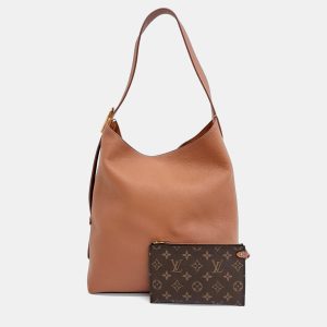 Louis Vuitton Brown Leather Low Key Hobo MM Bag, Tote Handbags - Luxury Closet catalog
