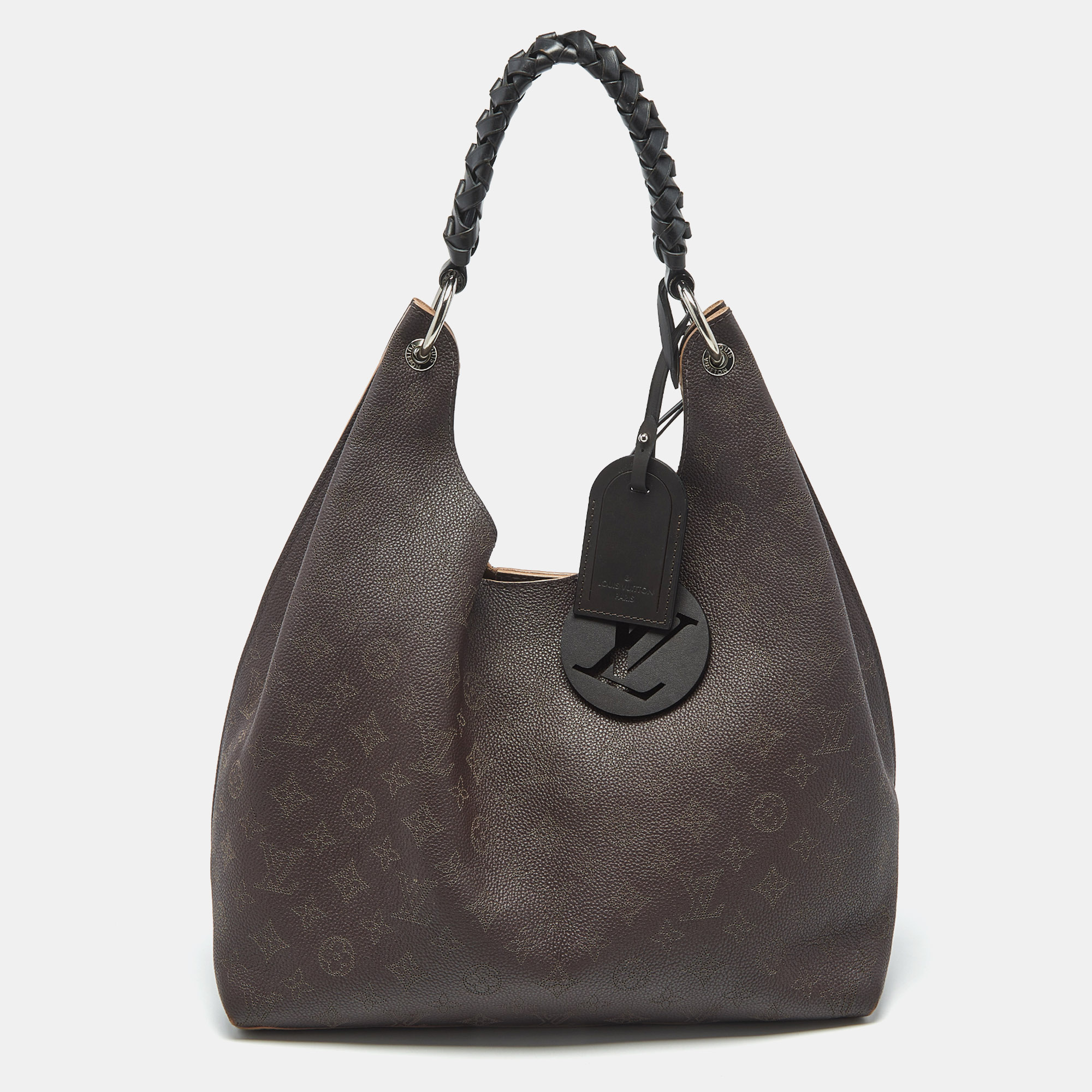 Louis Vuitton Brown Monogram Mahina Leather Carmel Bag, Shoulder Bags - Luxury Closet catalog