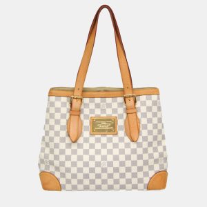 Louis Vuitton Hampstead MM Damier Azur Canvas Shoulder Bag, Handbags - Luxury Closet catalog