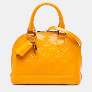 Louis Vuitton Yellow Monogram Vernis Alma BB Handbag, Satchels - Luxury Closet catalog