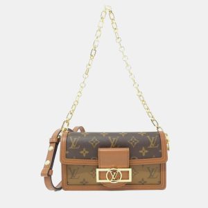 Louis Vuitton Dauphine EW Monogram Reverse Canvas Shoulder Bag, Handbags - Luxury Closet catalog
