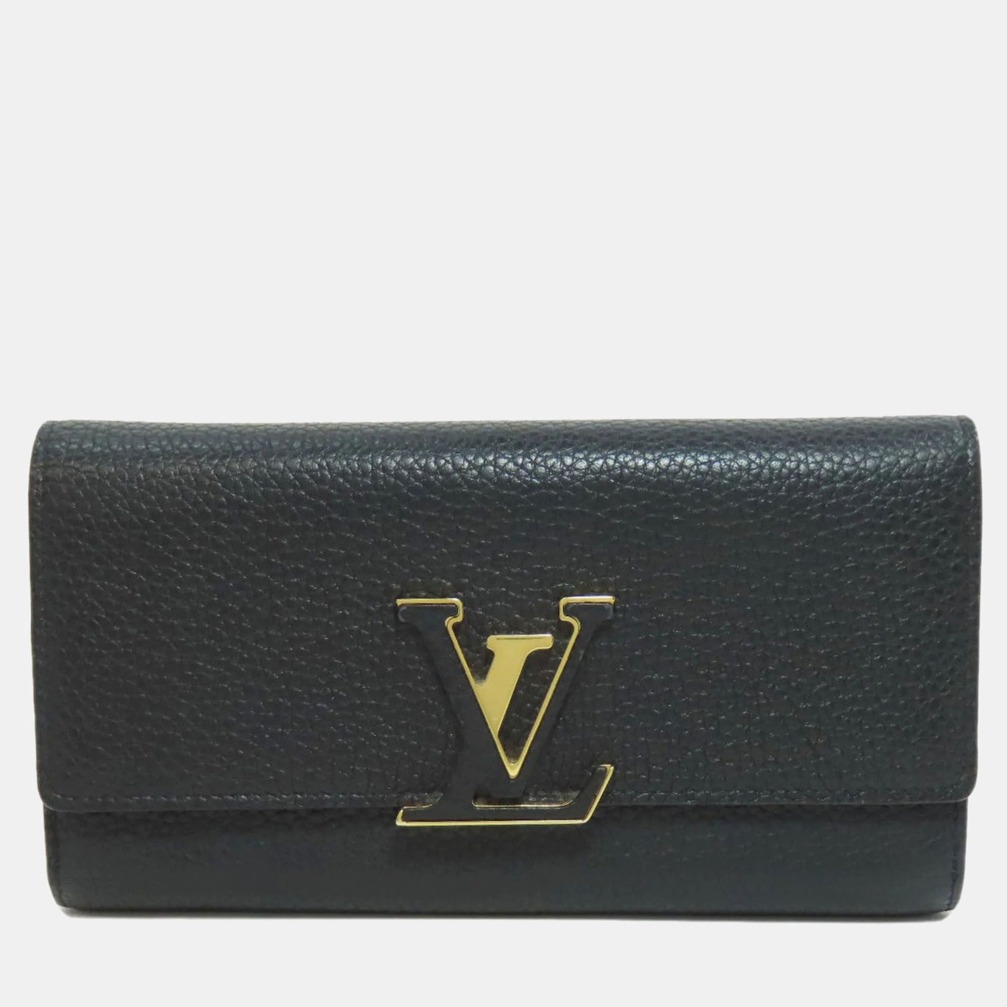 Louis Vuitton Capucines Noir Taurillon Leather Long Wallet, Wallets & Money Clips - Luxury Closet catalog