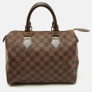 Louis Vuitton Damier Ebene Canvas Speedy 25 Bag, Satchels - Luxury Closet catalog