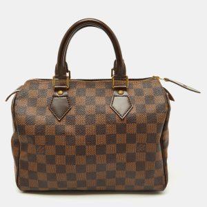 Louis Vuitton Damier Ebene Canvas Speedy 25 Bag, Satchels - Luxury Closet catalog