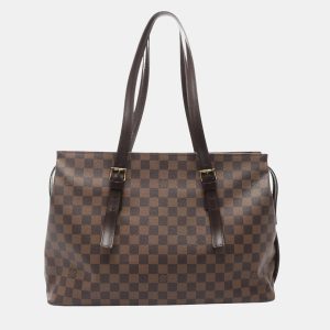 Louis Vuitton Chelsea Damier Ebene Canvas Shoulder Tote Bag, Tote Handbags - Luxury Closet catalog