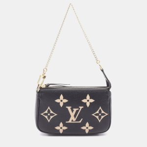 Louis Vuitton Mini Pochette Accessoires Black Monogram Empreinte Leather Clutch Bag, Handbags - Luxury Closet catalog