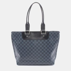 Louis Vuitton Cabas Voyage Tote Bag  Damier Cobalt Canvas Leather Navy, Tote Handbags - Luxury Closet catalog