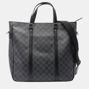 Louis Vuitton Tadao Black Damier Graphite Canvas Tote Bag, Tote Handbags - Luxury Closet catalog