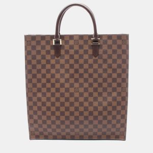 Louis Vuitton Sac Plat Damier Ebene Canvas Tote Bag, Tote Handbags - Luxury Closet catalog