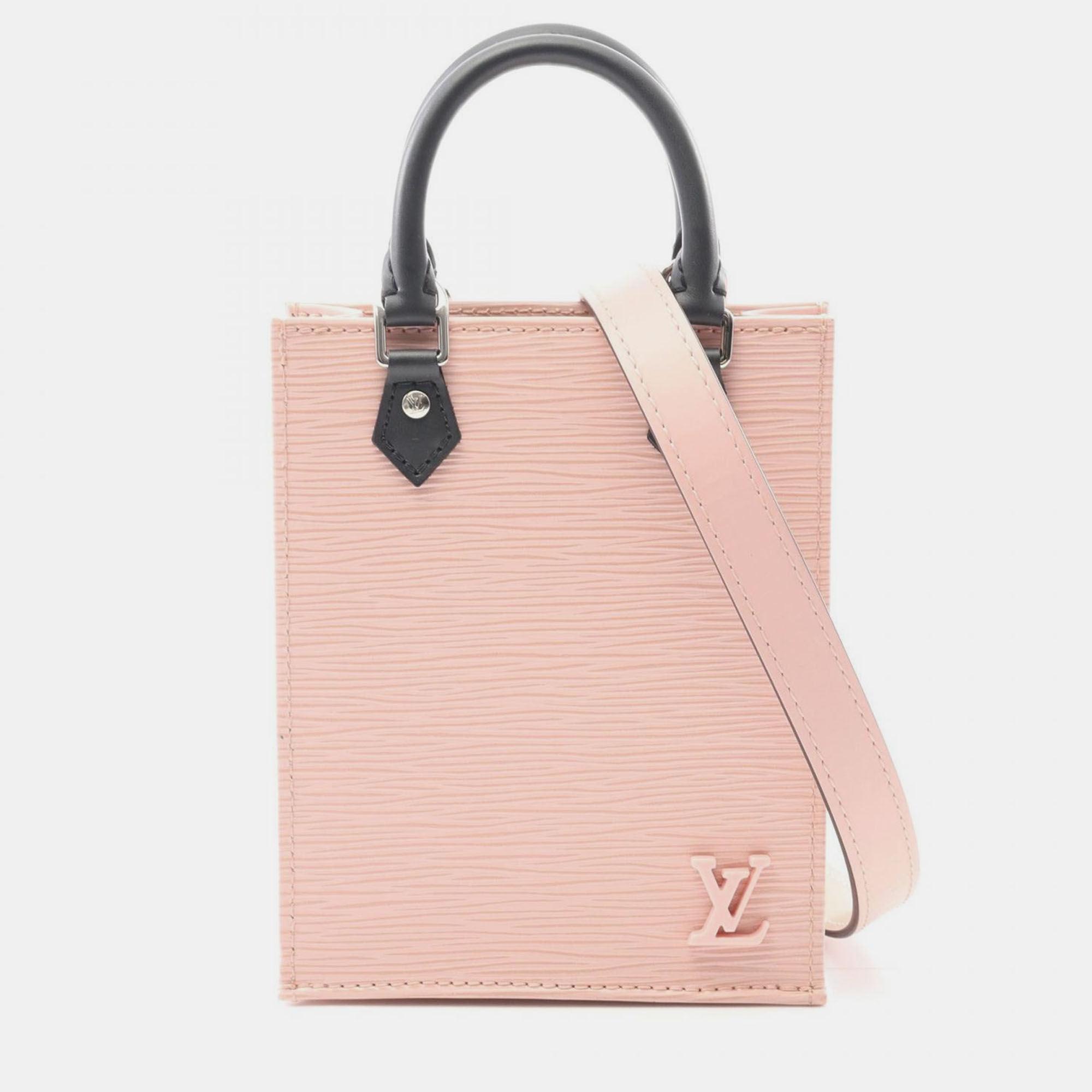 Louis Vuitton Petit Sac Plat Black/Pink Epi Leather Shoulder Bag, Satchels - Luxury Closet catalog