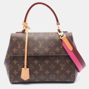 Louis Vuitton Cluny BB Brown Rose Monogram Canvas Shoulder Bag, Handbags - Luxury Closet catalog