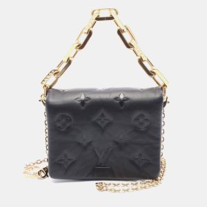 Louis Vuitton Coussin Black Monogram Embossed Leather Shoulder Bag, Handbags - Luxury Closet catalog