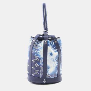 Louis Vuitton Randonnee PM Blue Monogram Leather and Canvas Backpack, Satchels - Luxury Closet catalog
