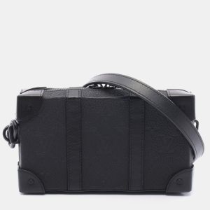 Louis Vuitton Soft Trunk Black Monogram Taurillon Leather Shoulder Bag, Wallets & Money Clips - Luxury Closet catalog