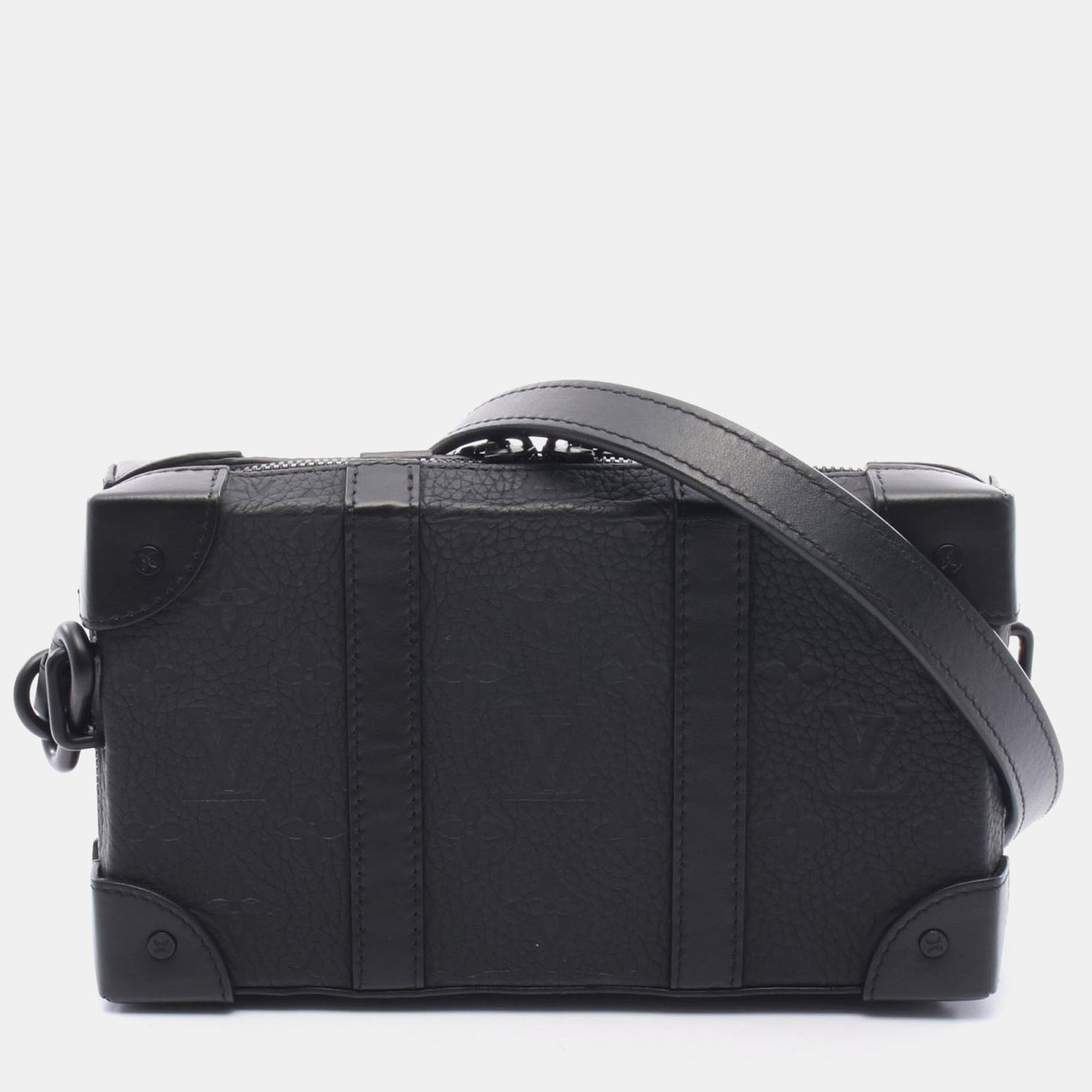 Louis Vuitton Soft Trunk Black Monogram Taurillon Leather Shoulder Bag, Wallets & Money Clips - Luxury Closet catalog