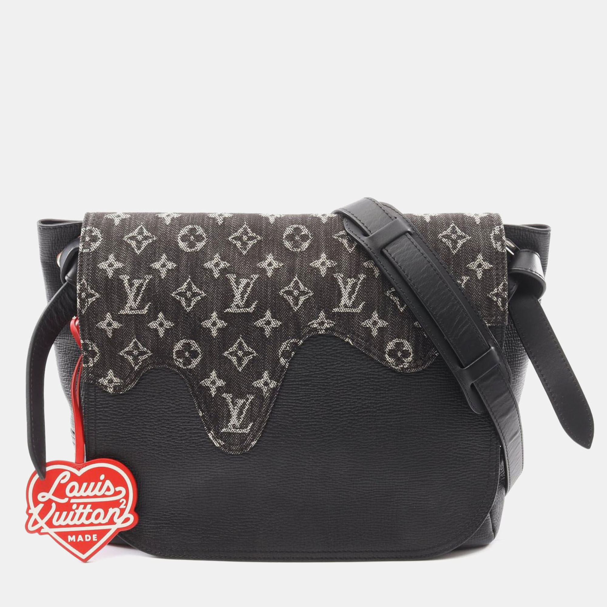 Louis Vuitton x Nigo Busas Tokyo Shoulder Bag Monogram Denim Black, Handbags - Luxury Closet catalog