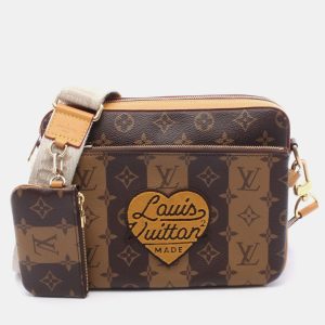 Louis Vuitton Nigo Trio Messenger Monogram Stripe Canvas Crossbody Bag, Handbags - Luxury Closet catalog