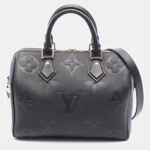 Louis Vuitton Speedy Bandouliere 25 Black Monogram Empreinte Leather Shoulder Bag, Handbags - Luxury Closet catalog