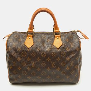Louis Vuitton Monogram Canvas Speedy 30 Bag, Satchels - Luxury Closet catalog