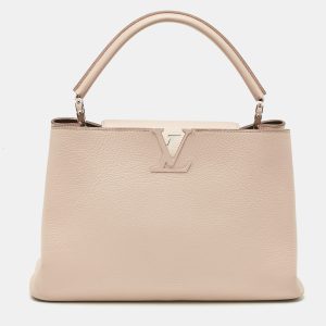 Louis Vuitton Galet Taurillon Leather Capucines MM Bag, Satchels - Luxury Closet catalog