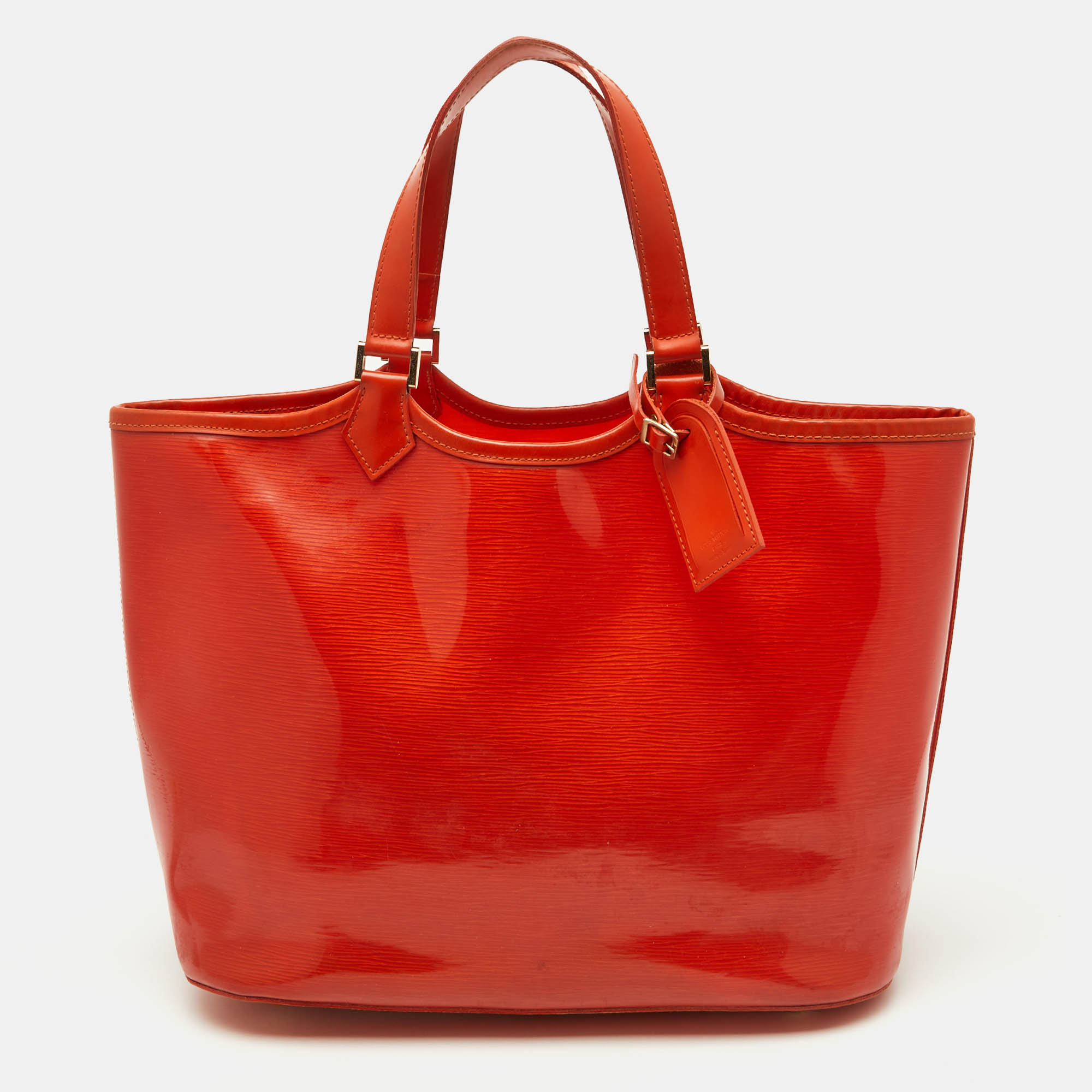 Louis Vuitton Mandarin Orange Vinyl Epi Leather Plage Lagoon Bay GM Bag, Tote Handbags - Luxury Closet catalog