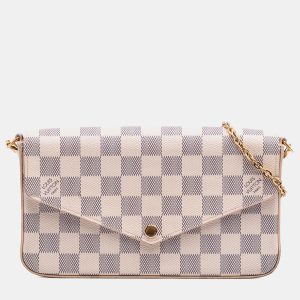 Louis Vuitton White Damier Azur Pochette Felicie, Shoulder Bags - Luxury Closet catalog
