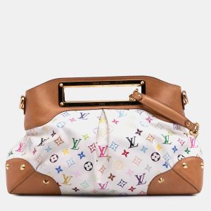 Louis Vuitton White Monogram Multicolore Judy GM, Satchels - Luxury Closet catalog
