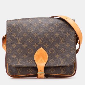 Louis Vuitton Brown Monogram Cartouchiere GM, Shoulder Bags - Luxury Closet catalog