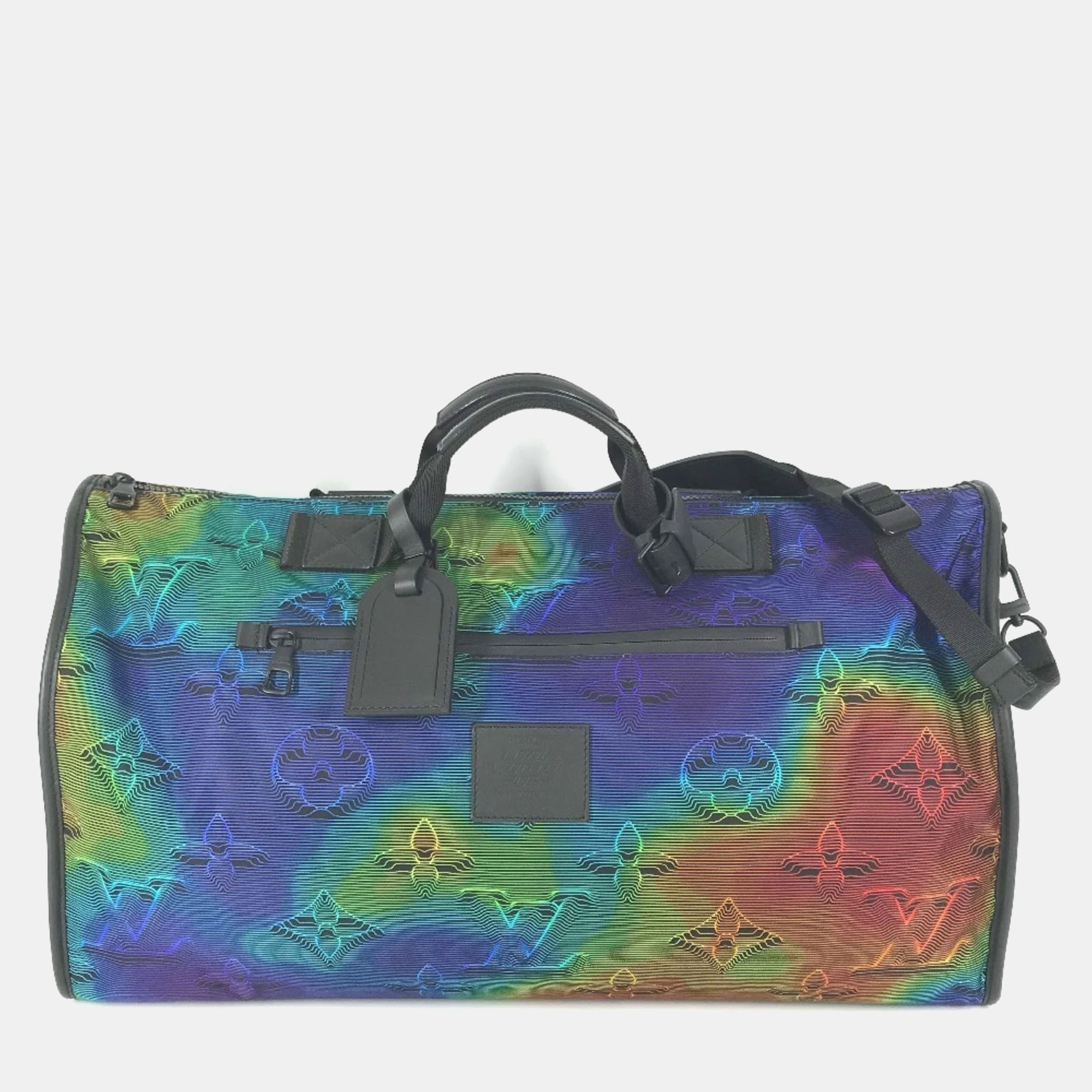 Louis Vuitton Keepall Bandouliere 50 Multicolor/Gray Monogram Leather and Nylon Travel Bag, Handbags - Luxury Closet catalog