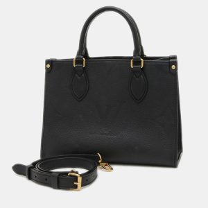 Louis Vuitton OnTheGo PM Black Monogram Empreinte Leather Shoulder Bag, Tote Handbags - Luxury Closet catalog