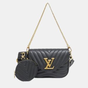 Louis Vuitton New Wave Multi Pochette Black Leather Shoulder Bag, Handbags - Luxury Closet catalog