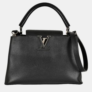Louis Vuitton Capucines MM Black Leather Shoulder Bag, Satchels - Luxury Closet catalog