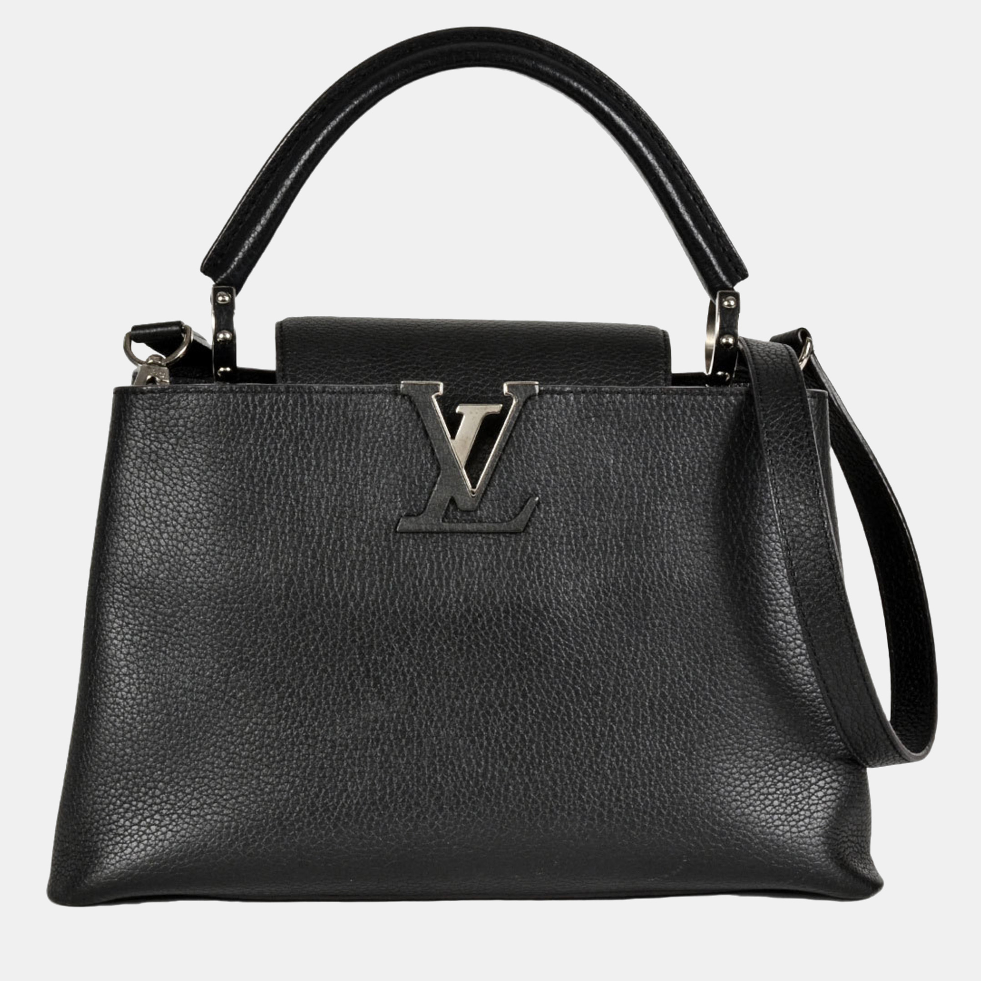 Louis Vuitton Capucines MM Black Leather Shoulder Bag, Satchels - Luxury Closet catalog