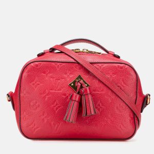Louis Vuitton Red Monogram Empreinte Saintonge, Shoulder Bags - Luxury Closet catalog