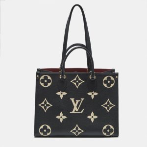 Louis Vuitton Bicolour Monogram Empreinte Leather OnTheGo MM Bag, Tote Handbags - Luxury Closet catalog