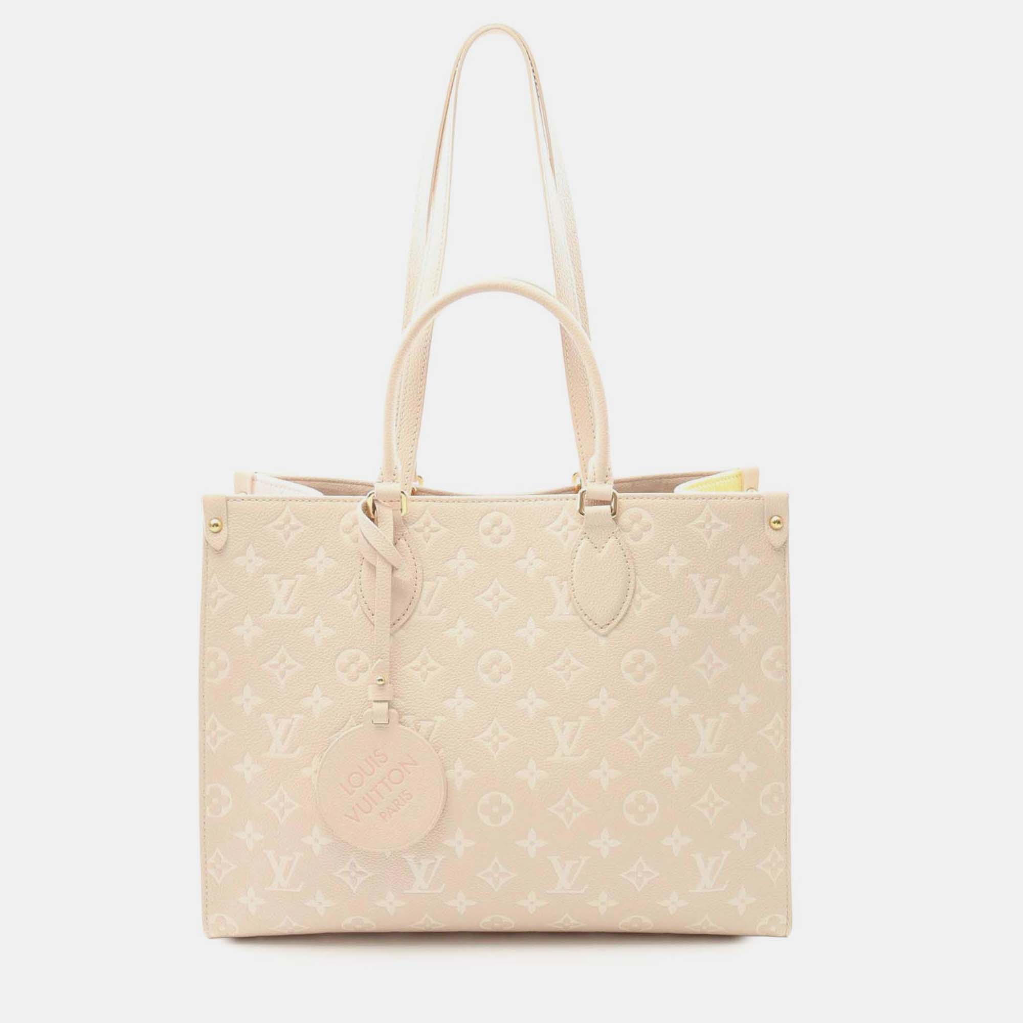 Louis Vuitton Brown Monogram Empreinte Spring In The City Onthego MM, Satchels - Luxury Closet catalog