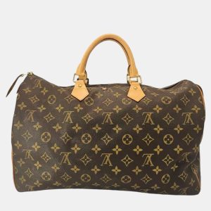 Louis Vuitton Speedy 40 Monogram Canvas Shoulder Bag, Handbags - Luxury Closet catalog