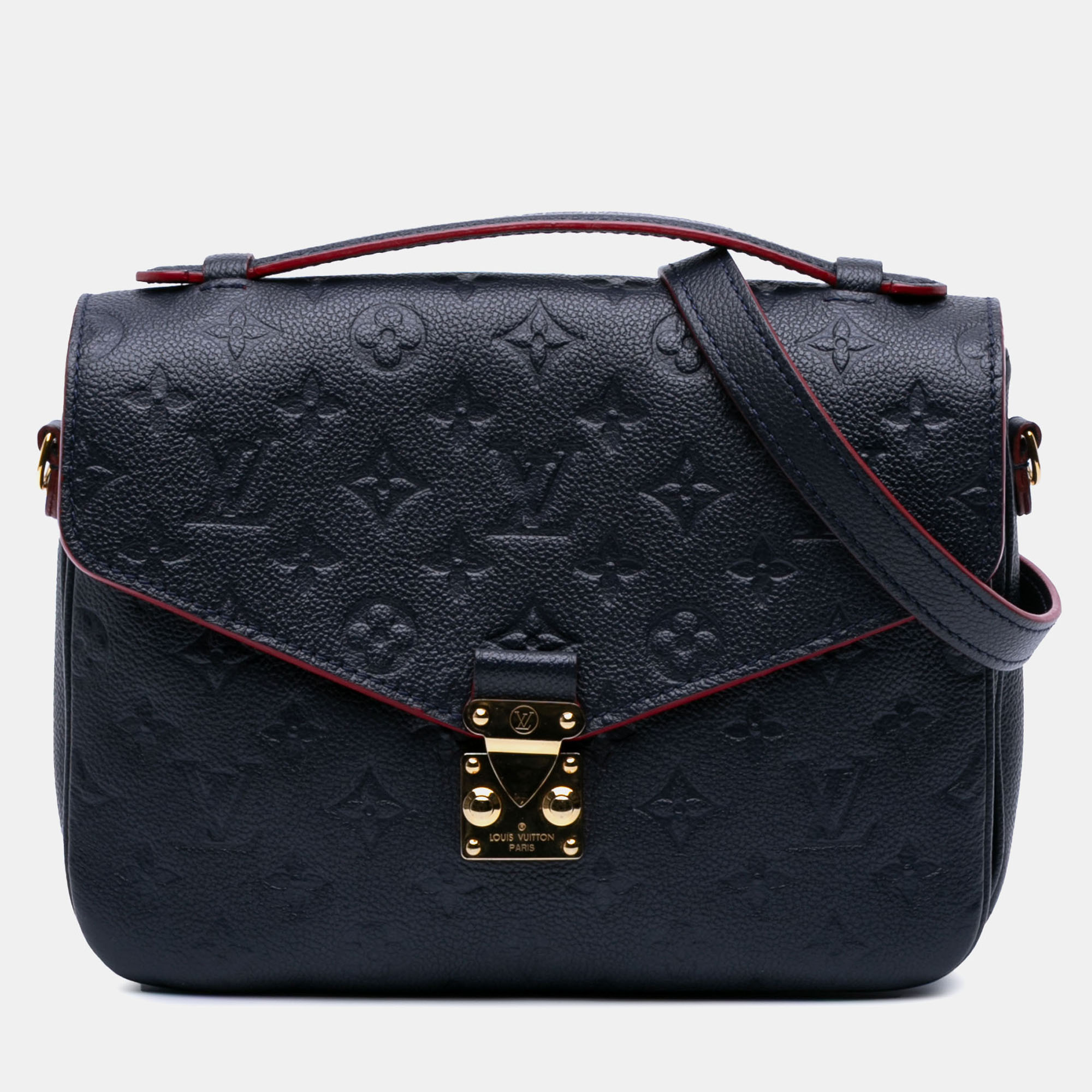 Louis Vuitton Blue Monogram Empreinte Pochette Metis, Satchels - Luxury Closet catalog