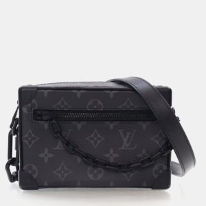 Louis Vuitton Soft Trunk Monogram Eclipse Canvas Shoulder Bag, Handbags - Luxury Closet catalog