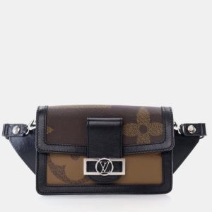 Louis Vuitton Dauphine Brown Monogram Coated Canvas Waist Bag, Handbags - Luxury Closet catalog