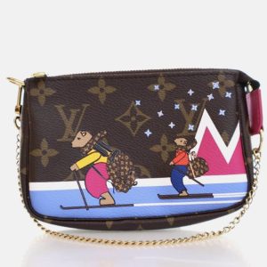 Louis Vuitton Christmas Animation Mini Pochette Monogram Canvas Bag, Handbags - Luxury Closet catalog