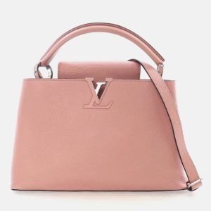 Louis Vuitton Capucines PM Pink Taurillon Leather Handbag, Satchels - Luxury Closet catalog