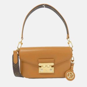 Louis Vuitton Swing Brown Coated Canvas Leather Shoulder Bag, Handbags - Luxury Closet catalog